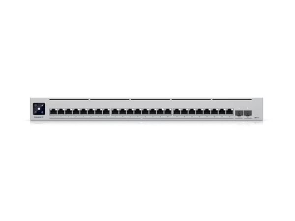 Ubiquiti UniFi Enterprise XG 24 - Switch - L3 - Administreret - 24 x 100/1000/2.5G/5G/10GBase-T + 2 x 25 Gigabit SFP28 (uplink) - monterbar på stat...