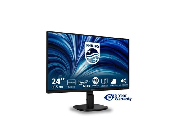 Philips 2000 series 24B2N2200/00, 60,5 cm (23.8"), 1920 x 1080 pikseliä, Full HD, LCD, 4 ms, Musta