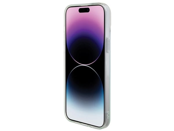 Guess GUHMP15LHITSQ iPhone 15 Pro 6.1" turkis/turkis hardcase IML Iridescent MagSafe