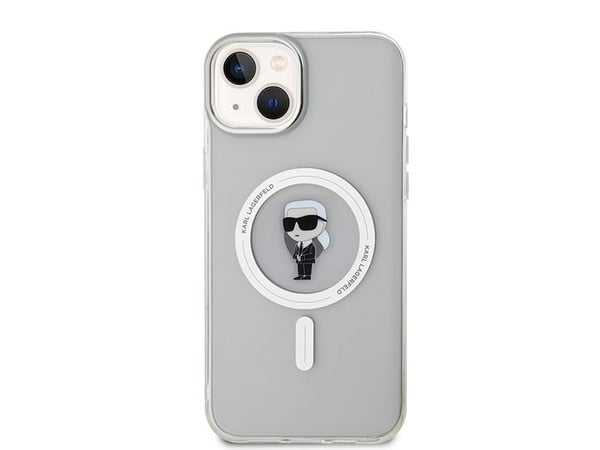 Karl Lagerfeld KLHMP15MHFCKNOT iPhone 15 Plus / 14 Plus 6,7" klar hardt etui IML Ikonik MagSafe