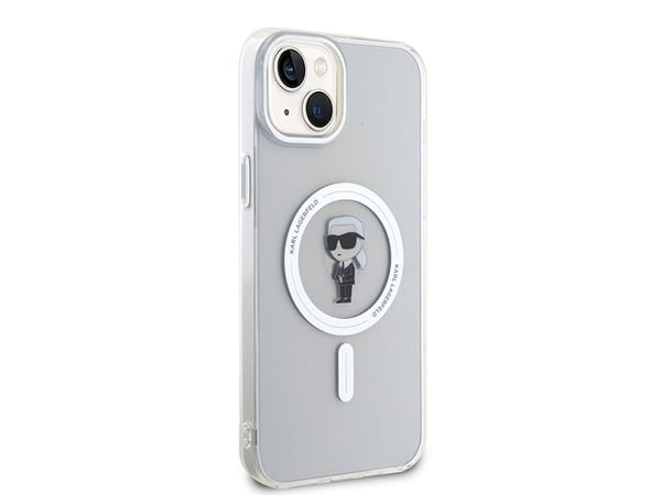 Karl Lagerfeld KLHMP15MHFCKNOT iPhone 15 Plus / 14 Plus 6,7" klar hardt etui IML Ikonik MagSafe