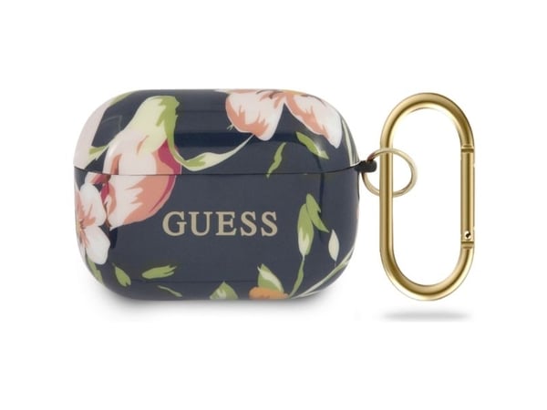 Guess GUACAPTPUBKFL03-etui til AirPods Pro - blå/blå N.3 Flower Collection