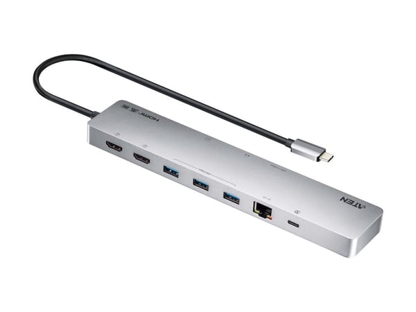 ATEN UH3240 - Dokkingstasjon - USB-C - 2 x HDMI - 1GbE