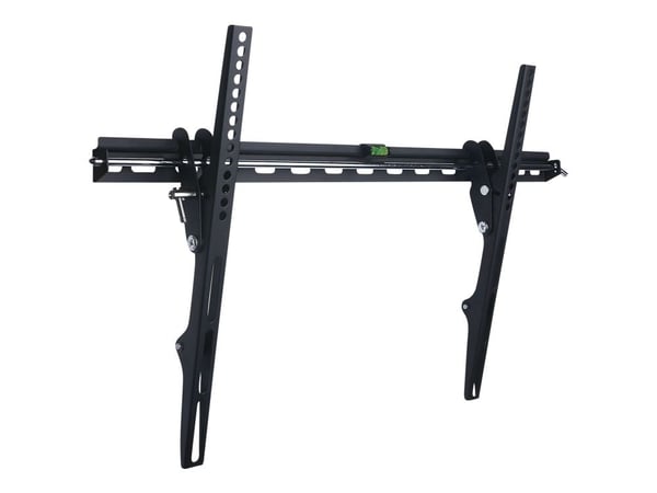 TECHly - Konsol - för platt panel - svart - skärmstorlek: 40"-65" - väggmonterbar