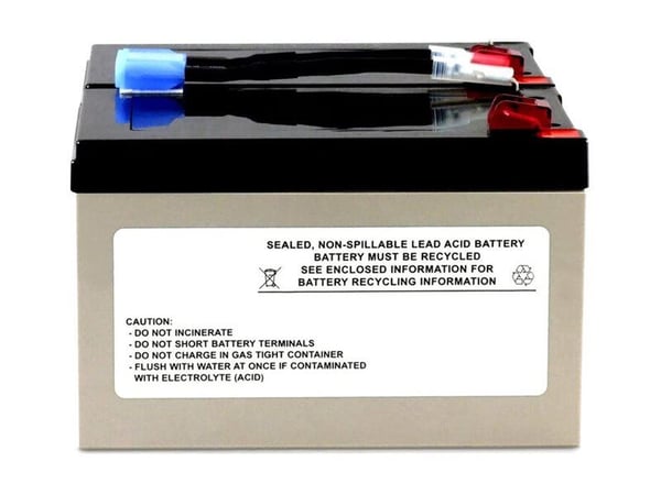 Origin Storage - UPS-batteri - 1 x batteri - ventilregulert blysyre (VRLA) - 2-cellers - svart, grå