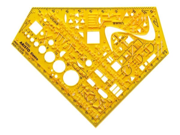 Aristo - Mal - elektrisk - transparent oransje - plastikk