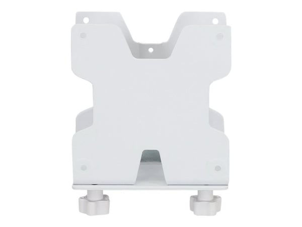 Ergotron - Mini PC-montering - monterbar under skrivebord, stangmonterbar, veggskinnemonterbar, VESA-brakett kan monteres - hvit - for Ergotron NX;...