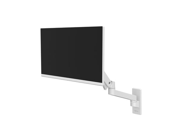 Ergotron LX Pro - Monteringssats (bildskärmsarm) - för LCD-display - aluminium - vit - skärmstorlek: upp till 34 tum - väggmonterbar