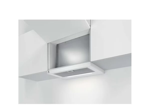 Electrolux 300 LFP416W - Kåpa - teleskopisk - bredd: 59.8 cm - djup: 30 cm - utsug och återcirkulering (-) - vit