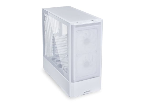 Lian Li Lancool 207 - Tower - ATX - genomskinlig sidopanel (härdat glas) - ingen strömförsörjning (ATX) - vit - USB/ljud