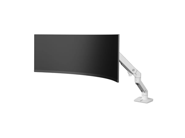 Ergotron HX - Monteringssats (vridbar arm) - Konstant kraftteknik - för böjd LCD-skärm - för extremt djupa böjda skärmar - vit - skärmstorlek: upp ...