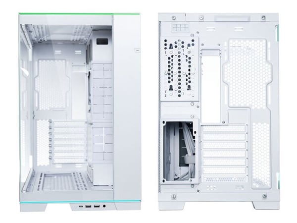 Lian Li O11D EVO RGB datorchassi E-ATX härdat glas, vit