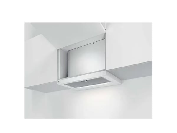 Electrolux 300 LFP416W - Kåpa - teleskopisk - bredd: 59.8 cm - djup: 30 cm - utsug och återcirkulering (-) - vit