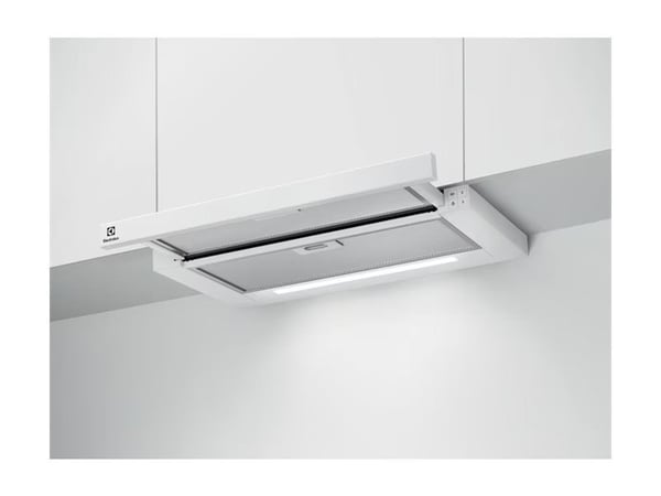 Electrolux 300 LFP416W - Kåpa - teleskopisk - bredd: 59.8 cm - djup: 30 cm - utsug och återcirkulering (-) - vit