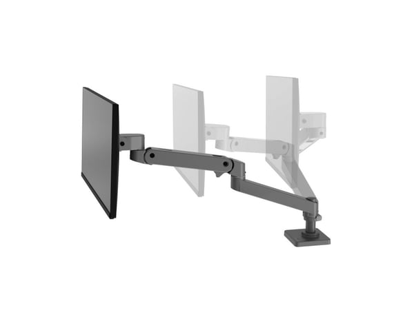Ergotron LX Pro - Monteringssats (vridbar arm) - modulär - för LCD-display - mörkgrå - skärmstorlek: upp till 34 tum - disk-monteringsbar