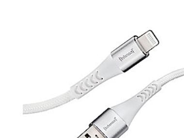 Intenso A315L - Lightning-kabel - USB hann til Lightning hann - 1.5 m - hvit - Rask lading