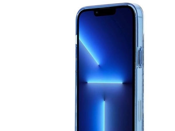 Aito GUESS GUHCP14MHGPLHB etupaneelin kotelo iPhone 14 PLUS (IML Electro Cam TDJ / sininen)