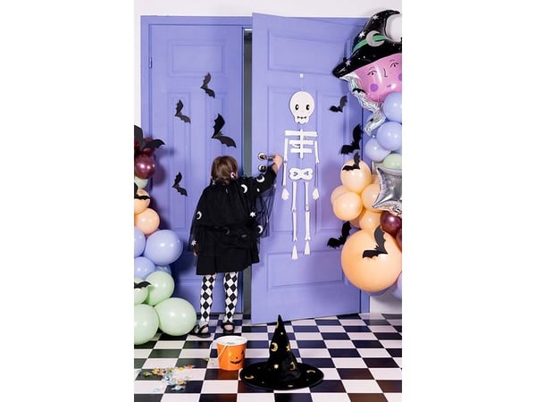 PartyDeco DNT11, Partydekorasjonssett, Papir, Svart, Halloween, 6 stykker