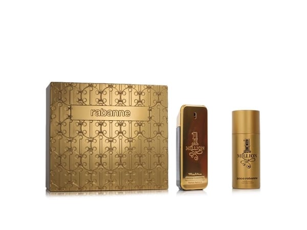 Paco Rabanne 1 Million Eau De Toilette 100ml And Deospray 150ml Set