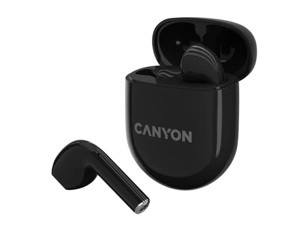Canyon CNS-TWS6B, True Wireless Stereo (TWS), Puhelut/Musiikki/Urheilu/Päivittäinen, 20 - 20000 Hz, Kuulokkeet, Musta