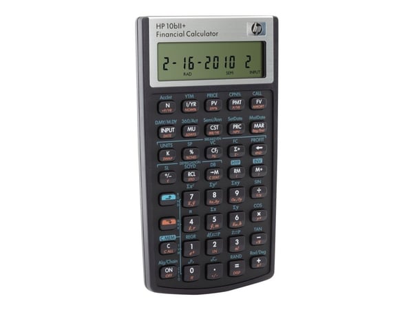 HP 10bII+ - Finansiell kalkulator - 12 sifre - batteri