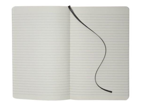 Moleskine Classic Large - Notisbok - 130 x 210 mm - 96 ark / 192 sider - elfenbenspapir - linjert - svart perm