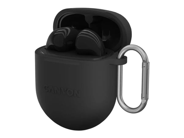Canyon CNS-TWS6B, True Wireless Stereo (TWS), Puhelut/Musiikki/Urheilu/Päivittäinen, 20 - 20000 Hz, Kuulokkeet, Musta