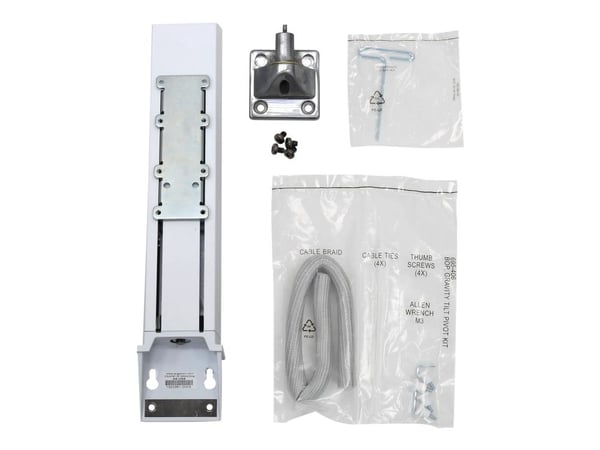 Ergotron StyleView SV HD Monitor Kit - Monteringskomponent (lyftmekanism) - för Allt-i-ett - medicinsk - vit - skärmstorlek: upp till 27 tum - mont...