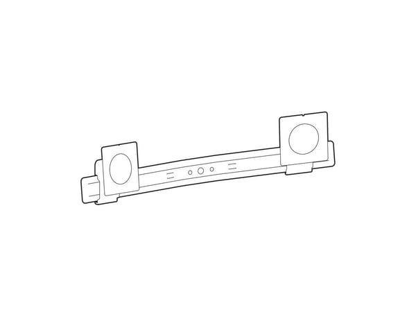 Ergotron LX Pro - Monteringssats (båge, 2 pivåfästen, maskinvara för tillbehör) - för platt panel - dual direkt, konverteringskit - vit - skärmstor...