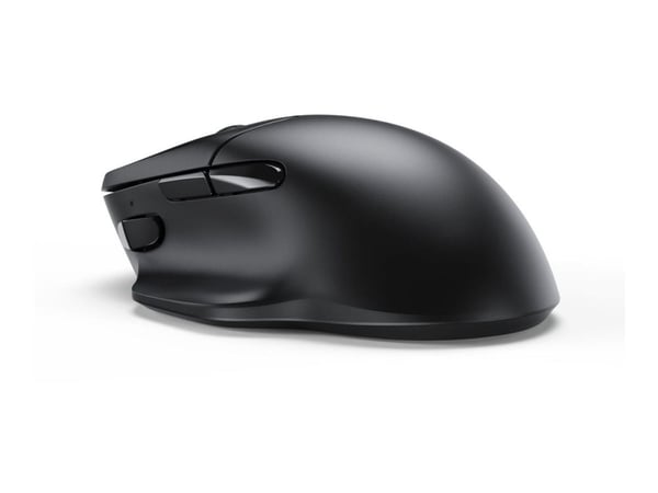 Keychron M7 - Vertikal mus - ergonomisk - optisk - trådløs, kablet - 2.4 GHz, Bluetooth 5.3, USB-C - svart
