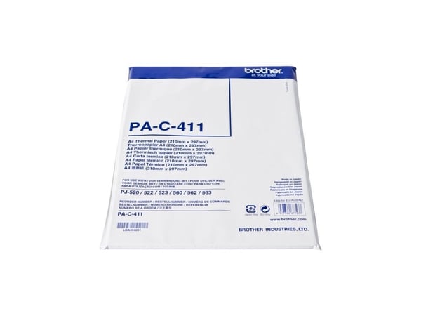 Brother - A4 (210 x 297 mm) 100 ark termisk papir - for PocketJet PJ-673, PJ-722, PJ-723, PJ-762, PJ-763, PJ-763MFi, PJ-773; PocketJet 6