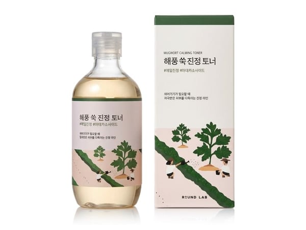 ROUND LAB Mugwort lugnande toner 300 ml