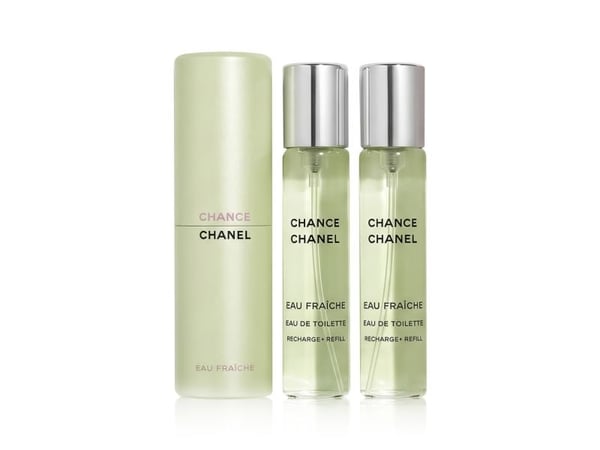 Chanel Chance Eau Fraîche Eau de Toilette-påfyllning 3 x 20 ml
