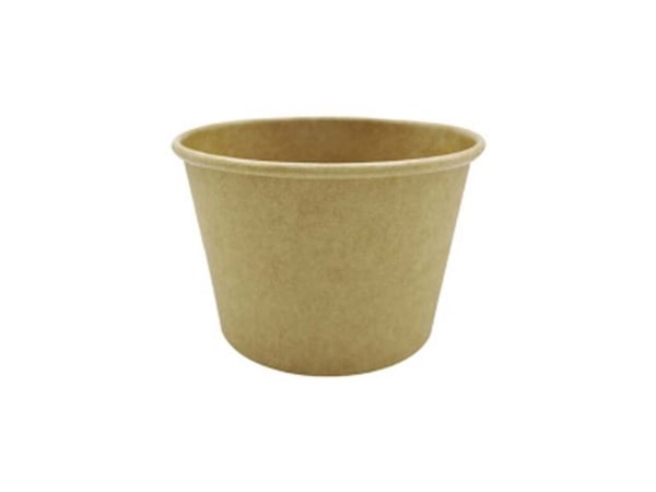 Delicup-kartonki valkaisematon ruskea/ruskea 8 oz/240ml 50kpl/pakkaus