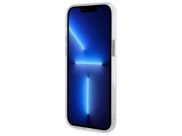 Karl Lagerfeld KLHMP13XHLSCHH iPhone 13 Pro Max 6.7" mobilskal vit IML Metal Choupette Head MagSafe