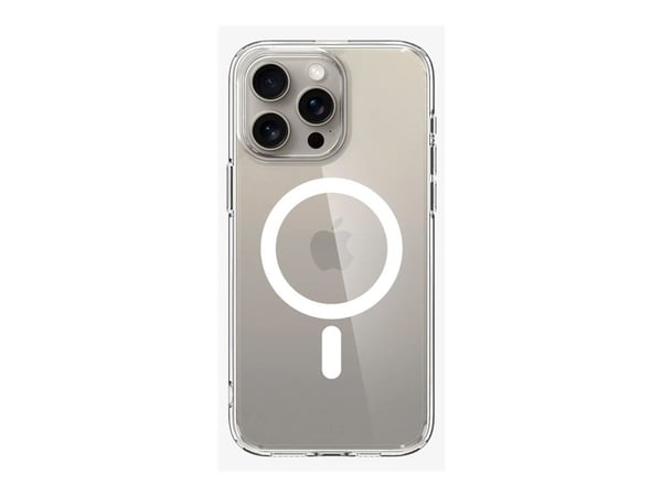 Spigen Ultra Hybrid MagFit - Baksidedeksel for mobiltelefon - MagSafe-samsvar - polykarbonat, termoplast-polyuretan (TPU) - hvit - for Apple iPhone...