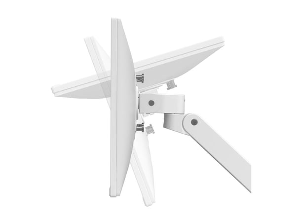 Ergotron LX Pro - Monteringssats (2 armar, 2 förlängningar, tangentbordsfack, utdragbar musbricka, mushållare, 2 baser för väggmontering, väggspår ...