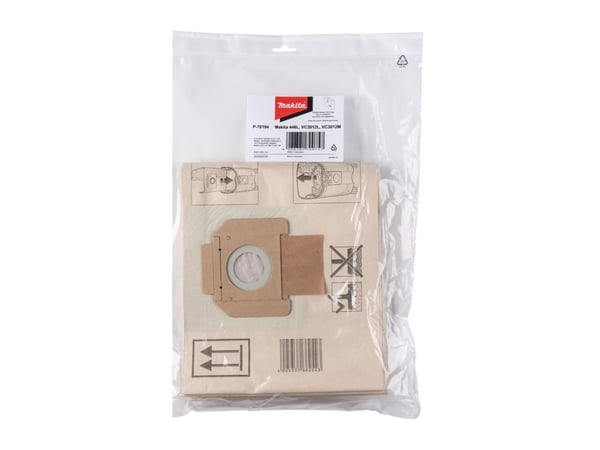 Makita P-70194, Pölypussi, Tynnyri-imuri, Ruskea, Paperi, 14 L, 446LX