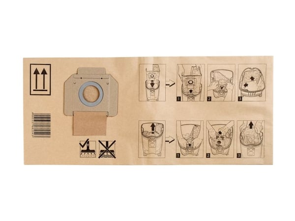 Makita P-70194, Pölypussi, Tynnyri-imuri, Ruskea, Paperi, 14 L, 446LX