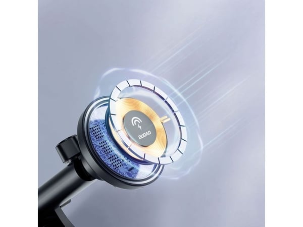 Dudao magnetisk bilhållare Dudao F12MAX+ med induktiv laddare för MagSafe 15W svart