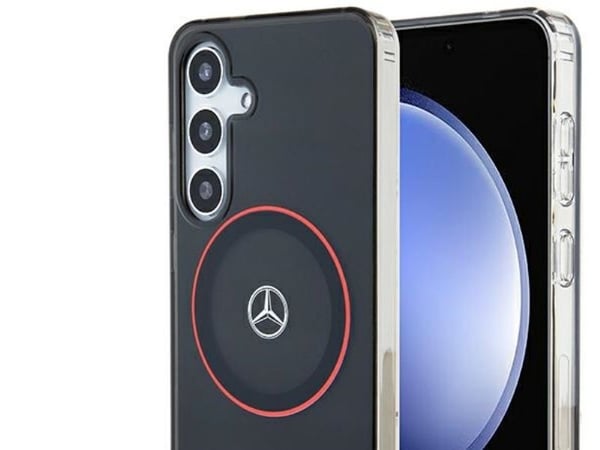 Mercedes MEHMS24S23HUORK S24 S921 hard cover i dobbeltsjikt med rød MagSafe