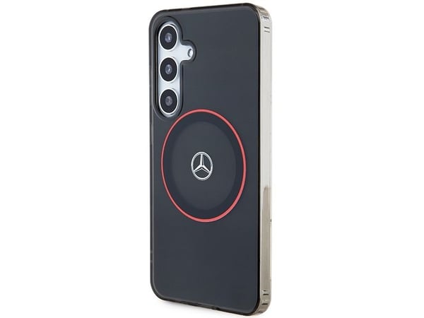 Mercedes MEHMS24S23HUORK S24 S921 hard cover i dobbeltsjikt med rød MagSafe