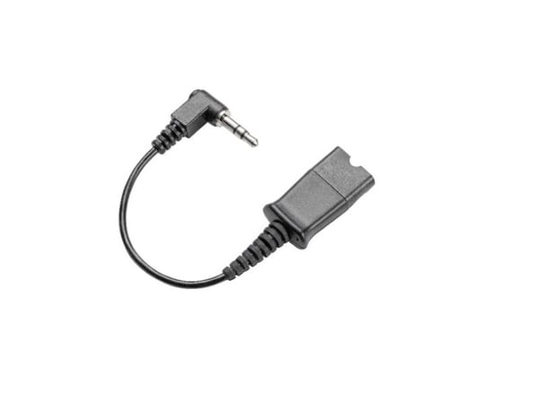 HP Poly - Audio-adapter - 3,5 mm ljuduttag till Snabburkoppling - 3 m