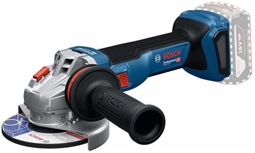 Bosch GWS 18V-8 batterivinkelsliper 18 V 125 mm, 2x 4,0 Ah-batterier, koffert - SOLO