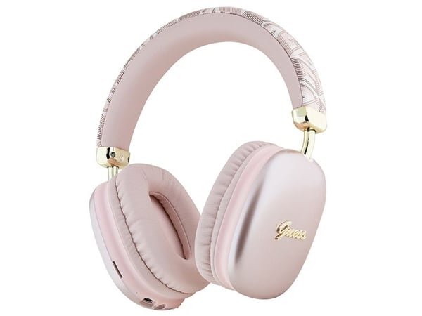 Guess trådlösa in-ear-hörlurar Metallic Script Logo, rosa (GUBHK1GCTCSP)