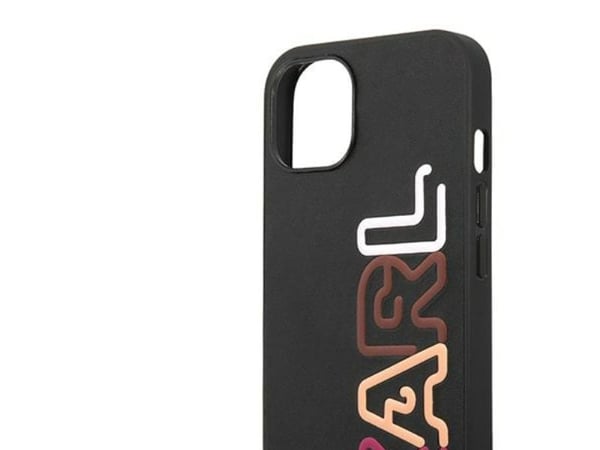 Karl Lagerfeld KLHCP13SPCOBK hardt etui til Apple iPhone 13 mini 5,4" - svart Multifargede merker
