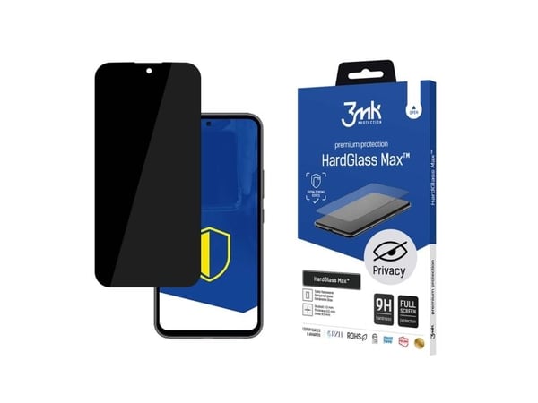 3MK HardGlass Max Privacy Samsung Galaxy A55 5G musta/musta karkaistu lasi