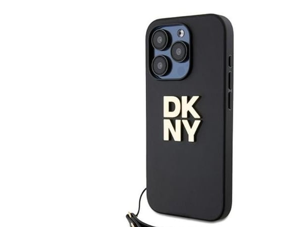 Dėklas DKNY DKHCP15LPBSWSK iPhone 15 Pro 6.1" soda/juodas kovakotelo Rannehihna Stock Logo