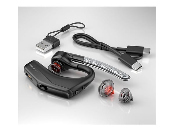 HP Poly Voyager Legend 30 - Hodesett - i øret - Bluetooth - trådløs - svart