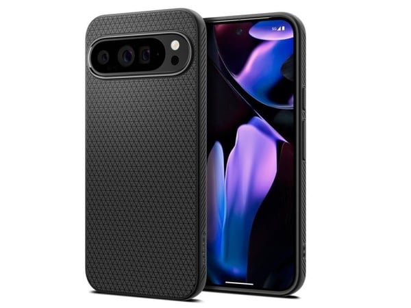 Spigen Liquid Air-överdrag för Google Pixel 9 Pro XL Matt svart